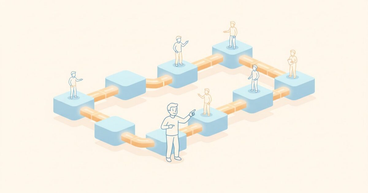 Illustration for: What Is a Blockchain, Actually?
